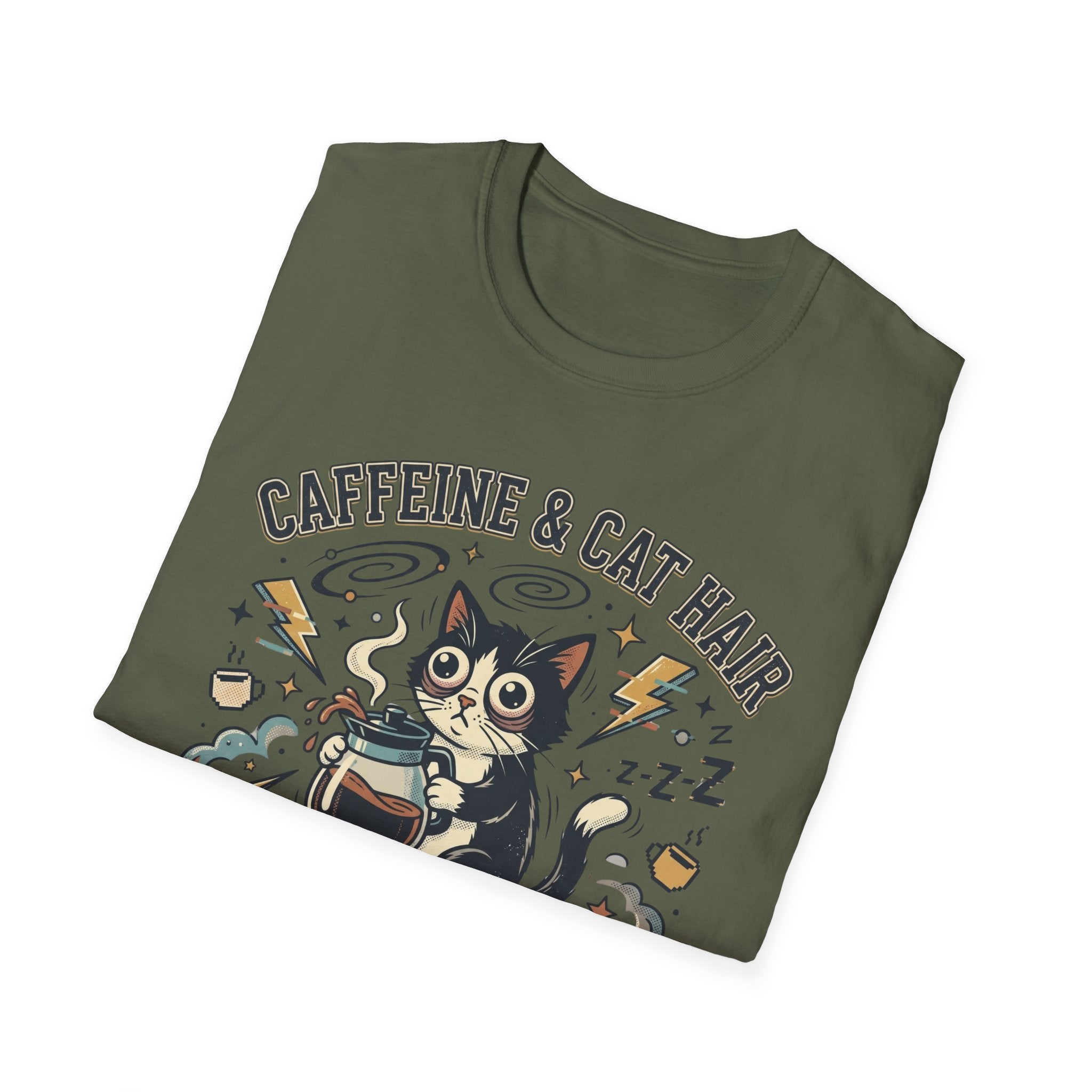 Caffeine & Cat Hair T-Shirt