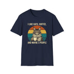 I Like Cats, Coffee & Maybe 3 People T-Shirt