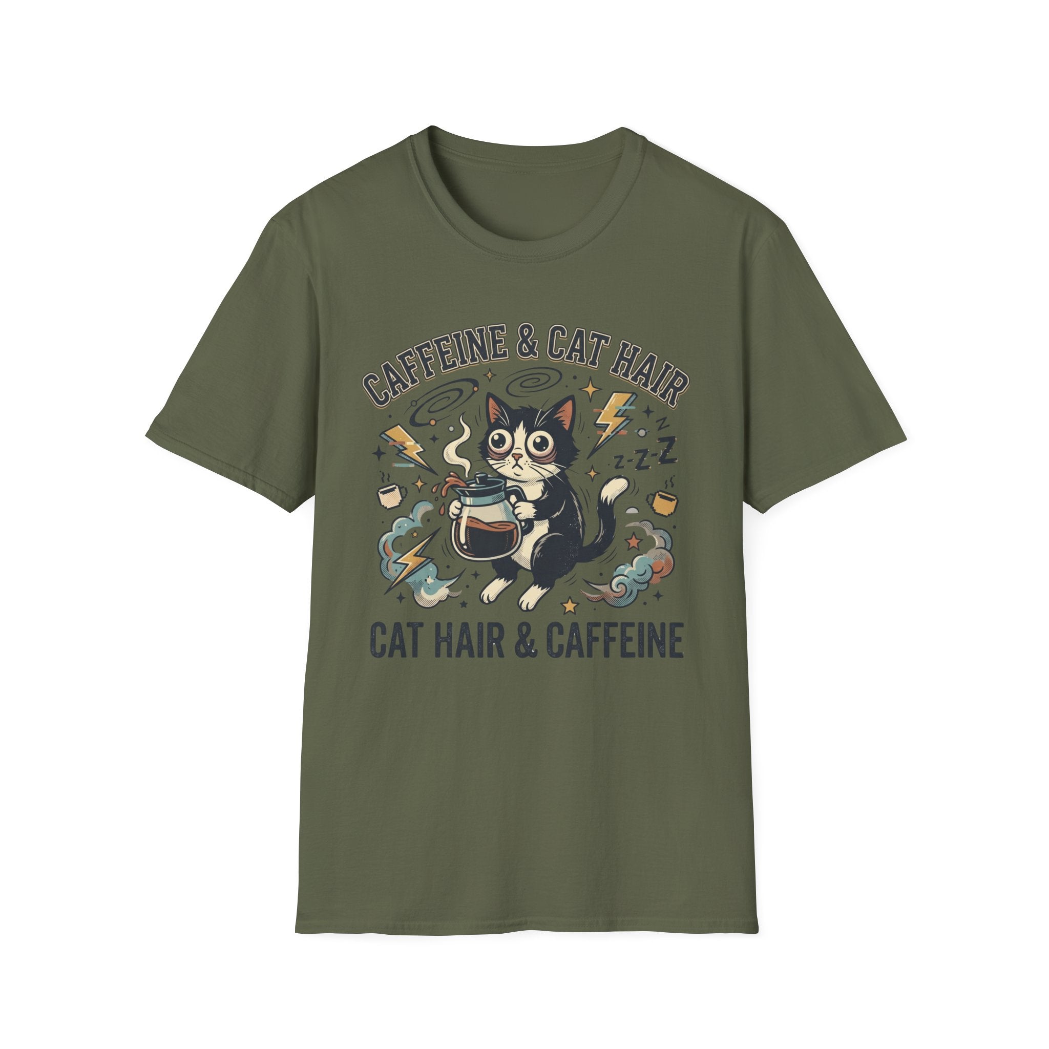 Caffeine & Cat Hair T-Shirt