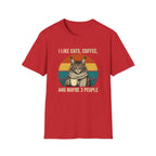 I Like Cats, Coffee & Maybe 3 People T-Shirt