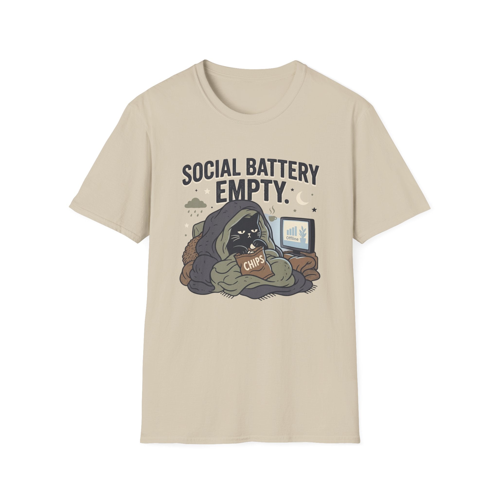 Social Battery Empty T-Shirt