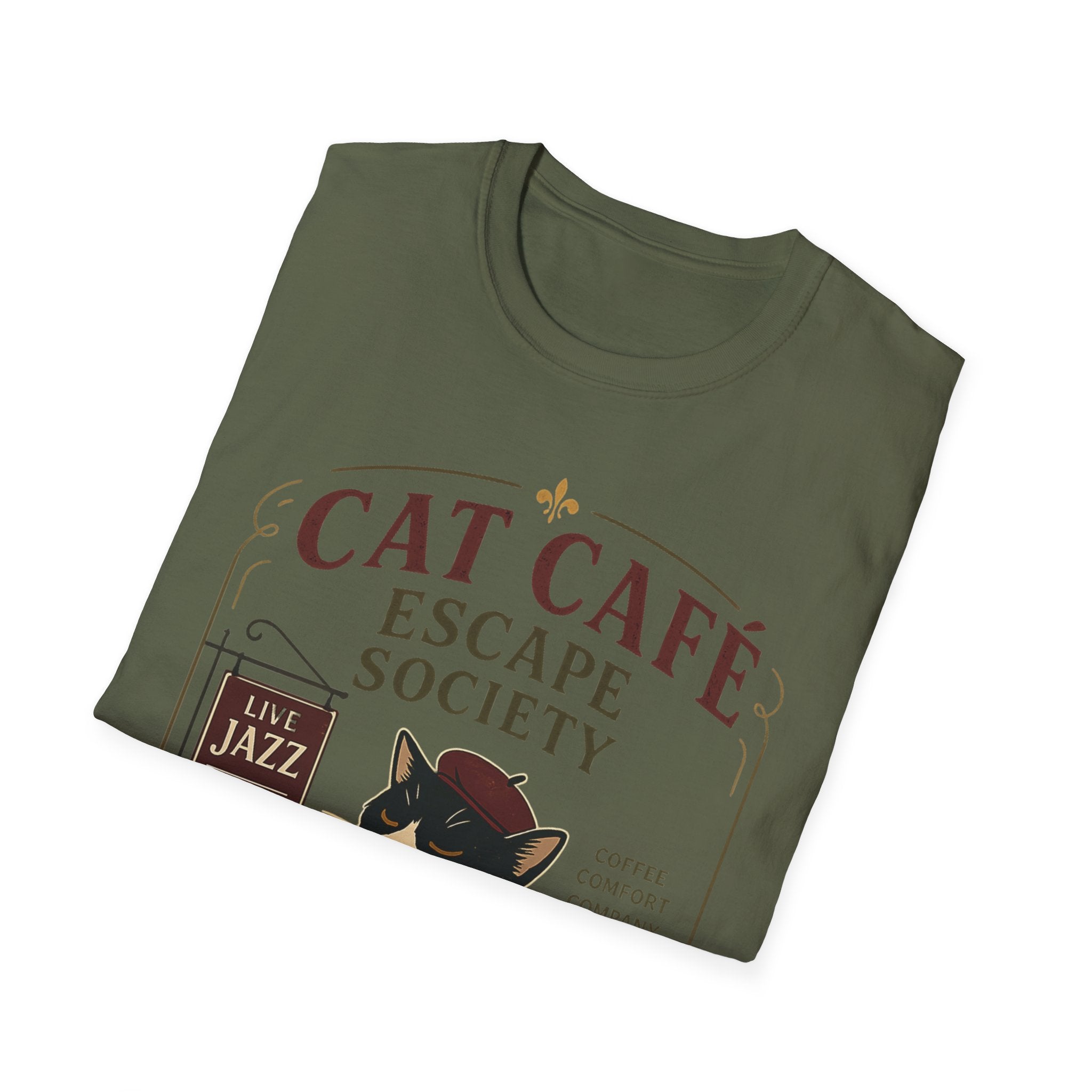 Cat Cafe Escape T-Shirt