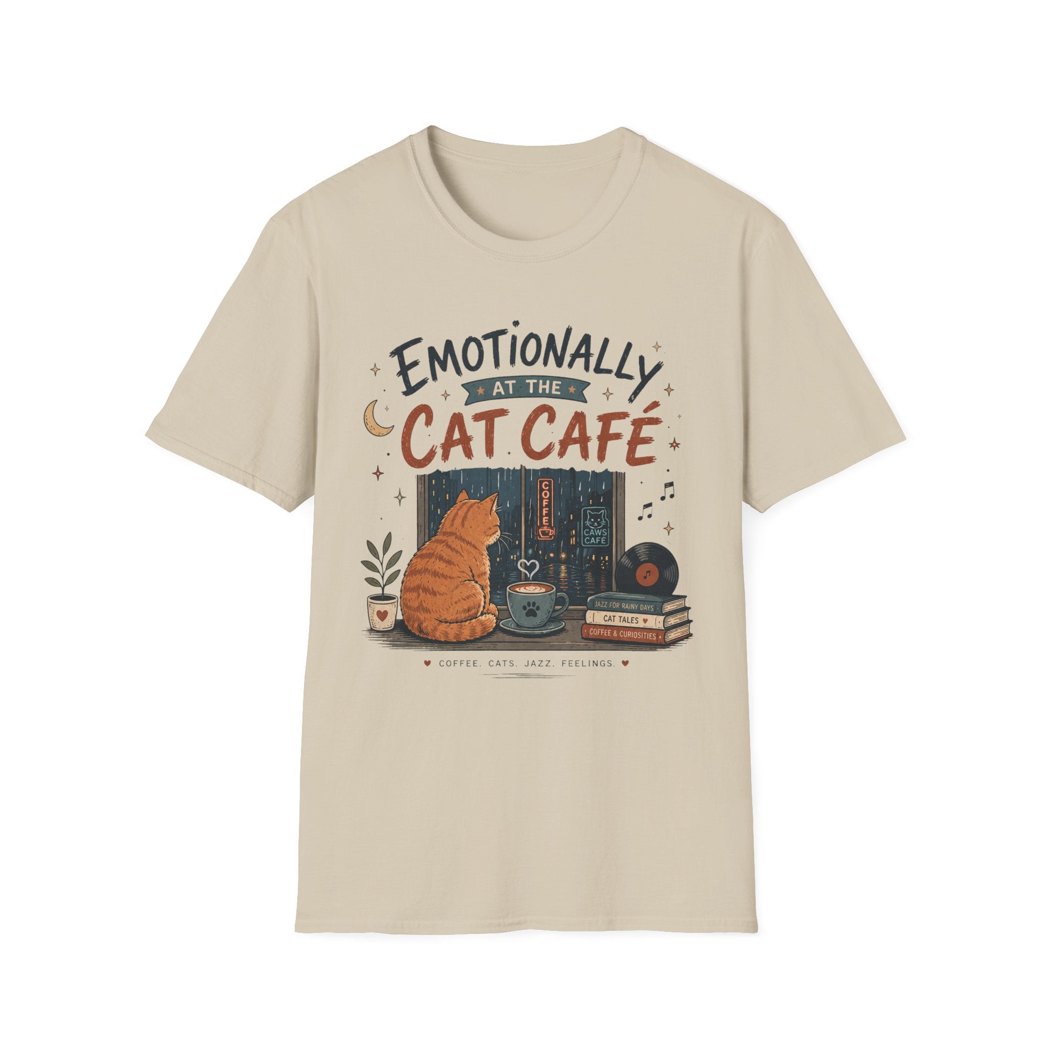 Emotionally Cat Cafe T-Shirt