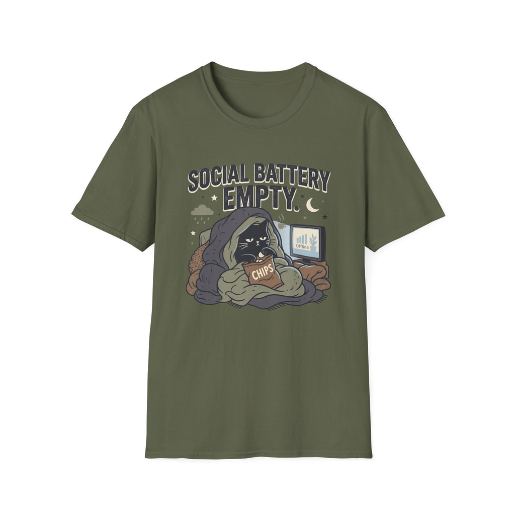 Social Battery Empty T-Shirt