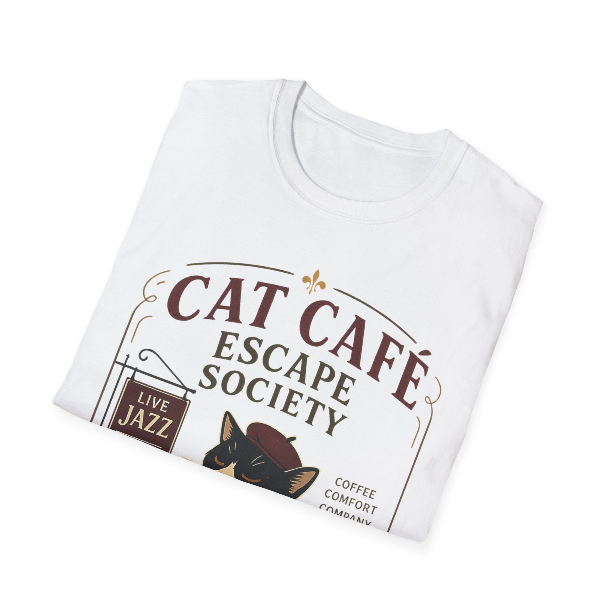 Cat Cafe Escape T-Shirt